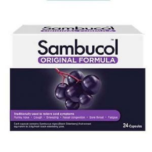 SAMBUCOL ORIGINAL BLACK ELDERBERRY (24 CAPSULES)