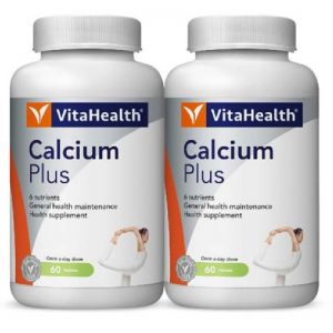 VITAHEALTH CALCIUM PLUS (60 TABLETS X 2)