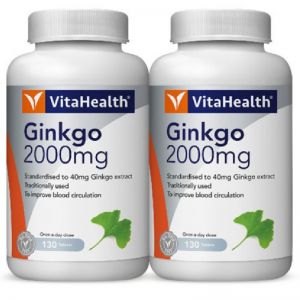 VITAHEALTH GINKGO 2000 (130 TABLETS X 2)