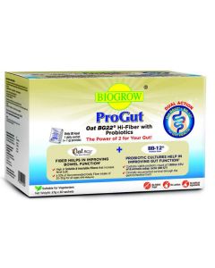 BIOGROW PROGUT OAT BG22 HI-FIBER WITH PROBIOTICS 7G (30 SACHETS)
