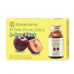 KINOHIMITSU DETOX PLUM JUICE 30ML (6 BOTTLES)