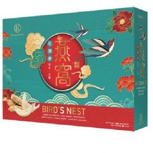 KINOHIMITSU BIRDS NEST AMERICAN GINSENG WHITE FUNGUS ROCK SUGAR 75ML (6 BOTTLES)