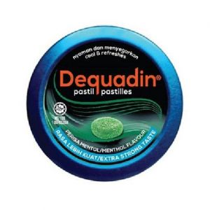 DEQUADIN PASTILLE XT STG MENTHOL 46G