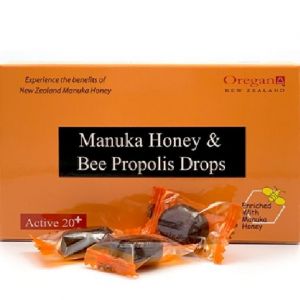OREGAN ACTIVE 20+MANUKA HONEY& BEE PROPOLIS DROPS (12 PIECES)