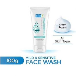 HADA LABO THERMAL SPRING WATER MILD & SENSITIVE FACE WASH 100G