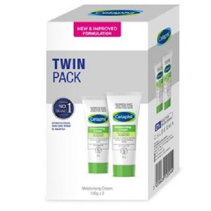 CETAPHIL MOISTURIZING CREAM 100G (2 TUBES)