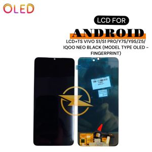 LCD+TS VIVO S1/S1 PRO/Y7S/Y9S/Z5/IQOO NEO BLACK (MODEL TYPE OLED - FINGERPRINT)