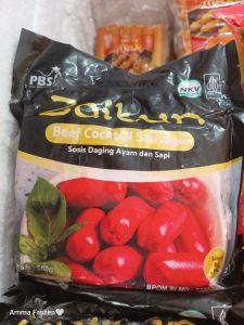ZAITUN Sosis Daging Ayam dan Sapi (MERAH)500g