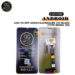 LCD OPP A5S/A7/A12/REALME 3/REALME 3I/A11K 2020 CPH 2083 BLACK (TYPE MODEL OG)  - Pas 11/09