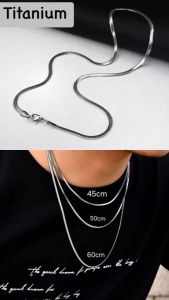 Kalung titanium polos