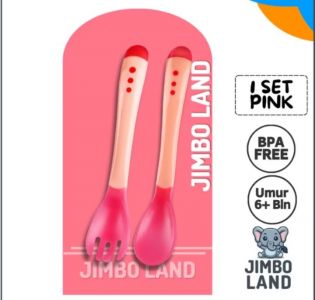 Set Sendok Makan Bayi Sensor Panas