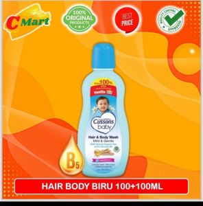 Cussons Baby Hair & Body Wash 100+100ml
