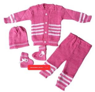 Sweater Rajut 4 in 1 Garis