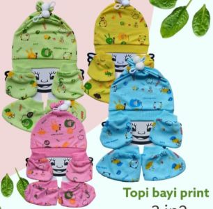 Set Topi Bayi 3 in 1