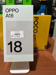 OPPO A18, BARU, BIRU BERSINAR. LEORAPHONE 01
