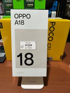 OPPO A18, BARU, BIRU BERSINAR. LEORAPHONE 01
