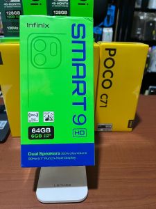 INFINIX SMART 9HD, LEORAPHONE 01. BARU, METALIK BLACK