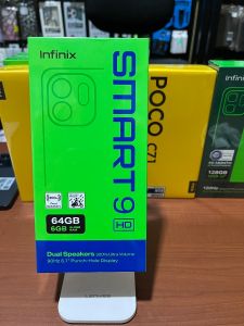 INFINIX SMART 9HD, LEORAPHONE 01. BARU,METALIC BLACK