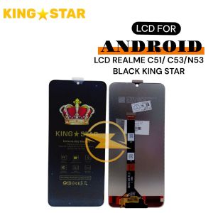 LCD REALME C51/ C53/N53 BLACK  KING STAR