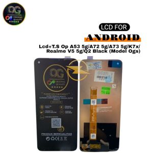 Lcd+T.S Op A53 5g/A72 5g/A73 5g/K7x/Realme V5 5g/Q2 Black (Model Ogs)