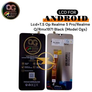 Lcd+T.S Op Realme 5 Pro/Realme Q/Rmx1971 Black (Model Ogs)