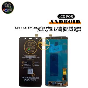 Lcd+T.S Sm J810/J8 Plus Black (Model Ogs) (Galaxy J8 2018)  (Model Ogs) 