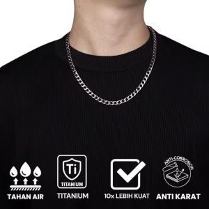 Kalung titanium pria