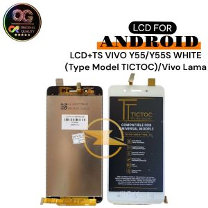 LCD+TS VIVO Y55/Y55S WHITE (Type Model TICTOC) / Vivo Lama