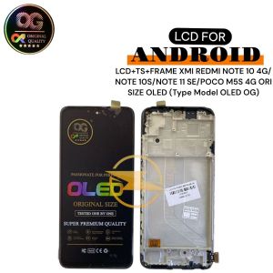 LCD+TS+FRAME XMI REDMI NOTE 10 4G/NOTE 10S/NOTE 11 SE/POCO M5S 4G ORI SIZE OLED  (Type Model OLED OG)