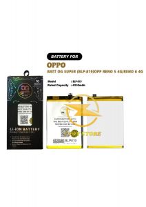 Batre og super (blp-819)opp reno 5 4g/reno 6 4g