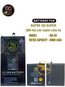 Batre og super (bn-43) xmi redmi note 4x 
