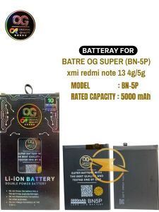 Batre og super (bn-5p) xmi redmi note 13 4g/5g