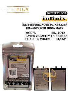 BATT INFINIX NOTE 30/X6833B/(BL-49TX) ORI 100% MAC+
