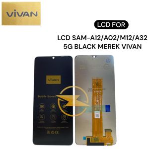 LCD SAM-A12/A02/M12/A32 5G BLACK MEREK VIVAN