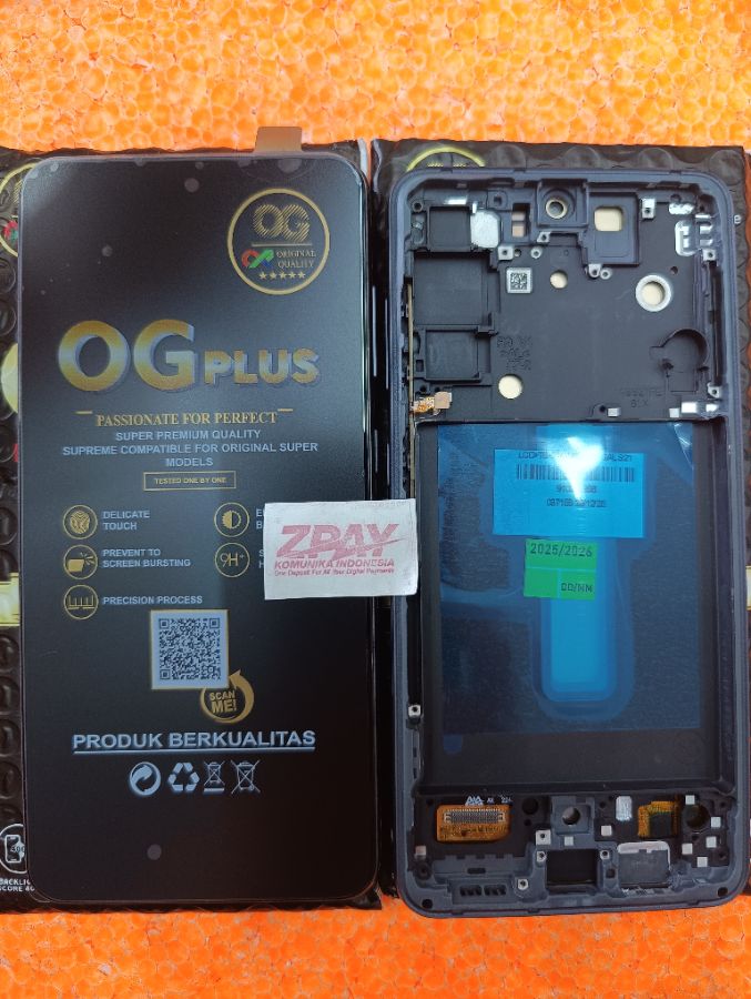 LCD+TS+FRAME SAMSUNG GALAXY S21 FE 5G/G990E *(Model Tipe OLED FINGER PRINT)*