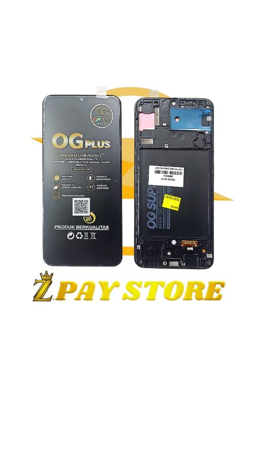 LCD+TS+FRAME SMS GAL A30/A305/A50/A505F/A50S/A507 BLACK *(Model Tipe OG)*