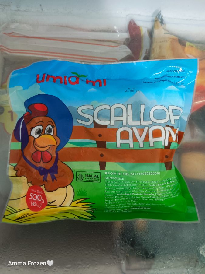 UMIA-MI Scallop Ayam 500gr