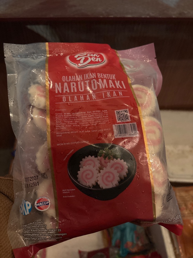 PAK DEN  Narutomaki 500gr