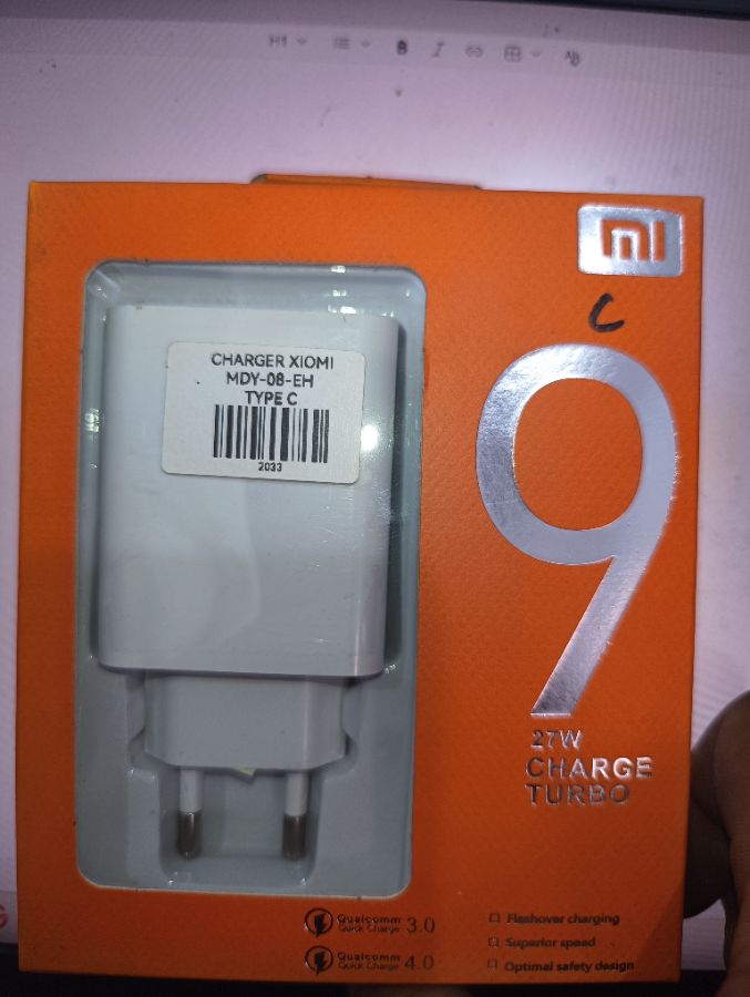 Charger Xiomi MDY-08 EH Type Micro