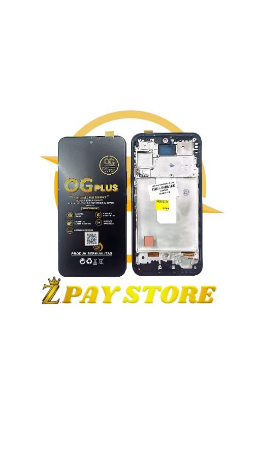 LCD + TS FRAME SAMSUNG GALAXY A54 5G / A546E BLACK *(Model Tipe OG Super)*