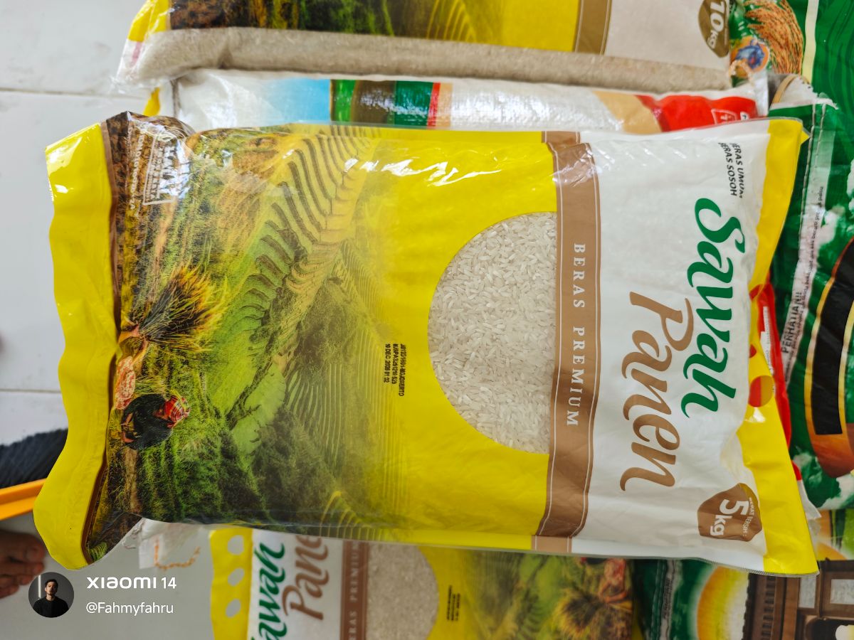 Beras Sawah Panen 5 Kg
