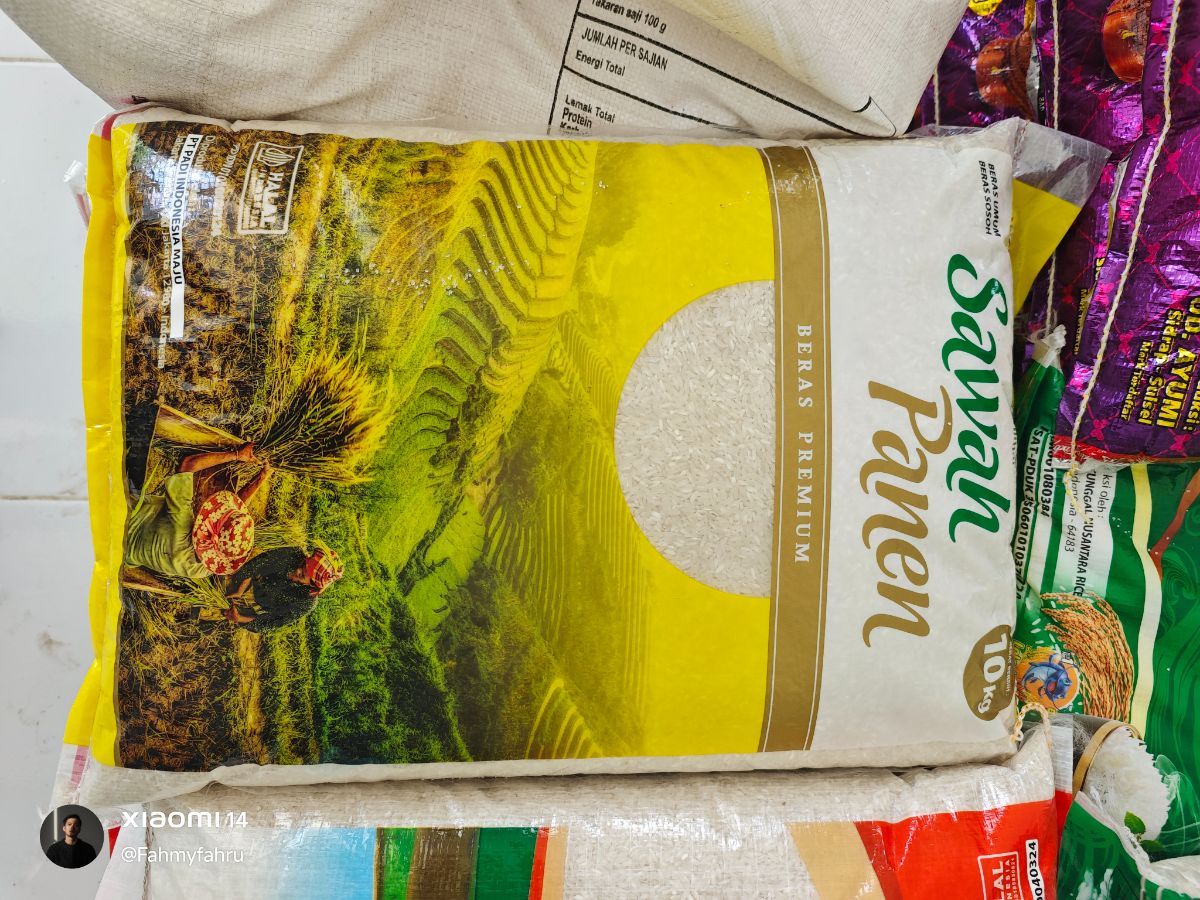 Beras Sawah Panen 10 Kg