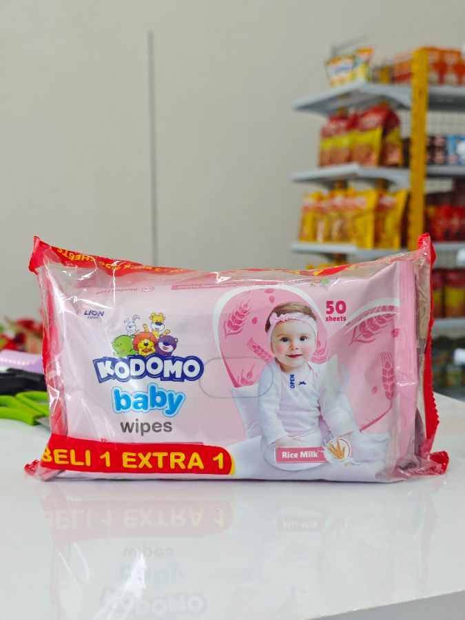 Kodomo Baby Wipes Rice Beli 1 Gratis 1