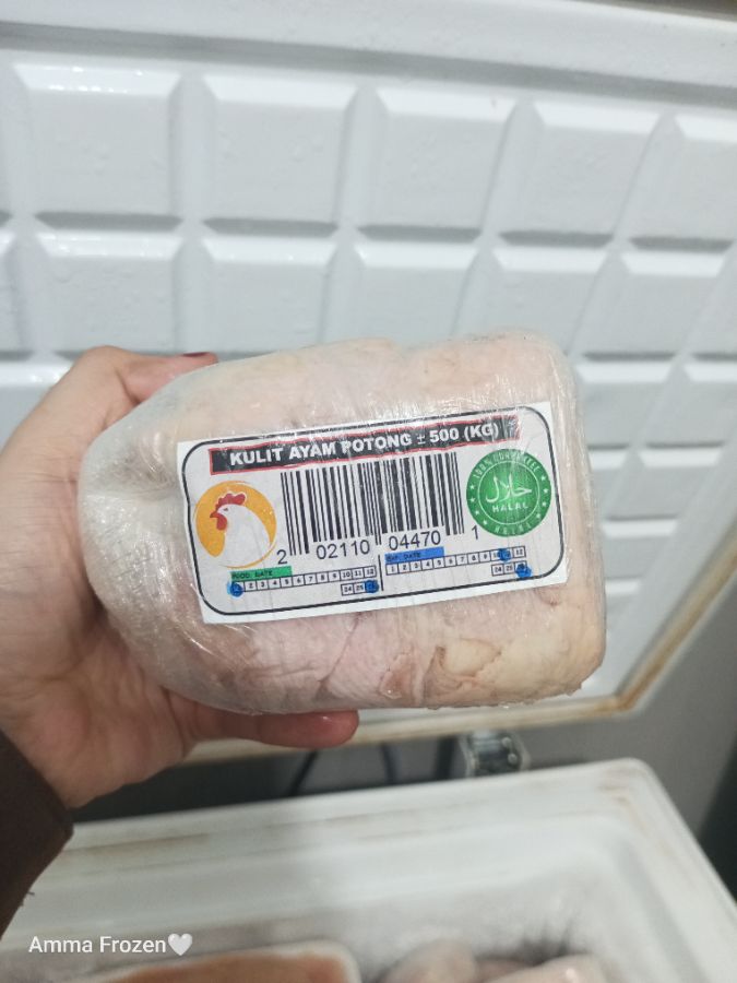 Kulit Ayam Potong 500g
