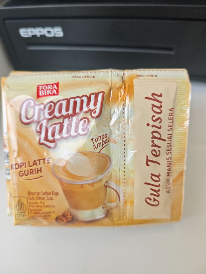Tora Creamy Latte Isi 10