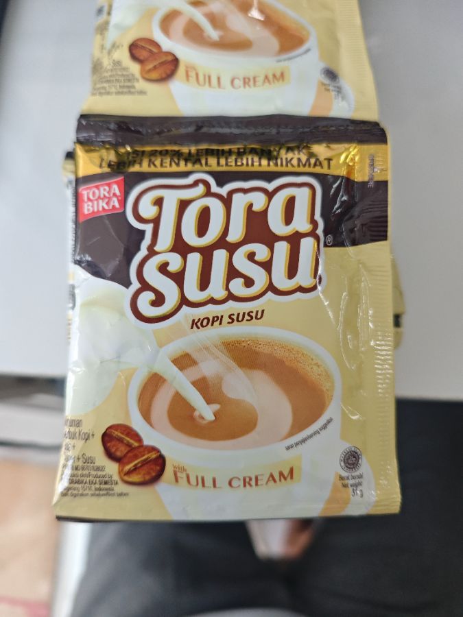 Tora Susu Full Cream Isi 10 