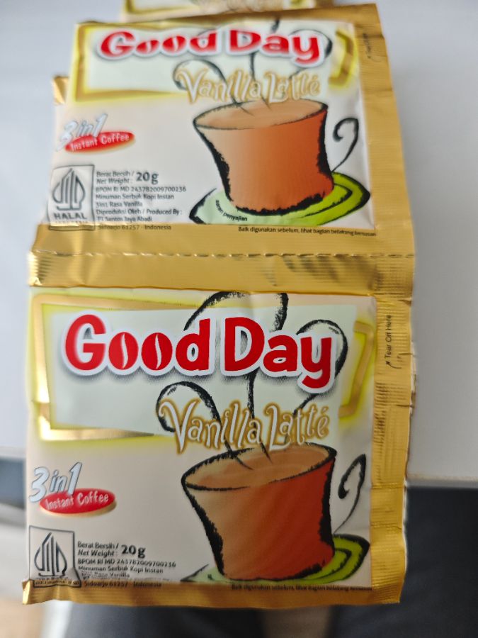 Good Day 3in1 Vanilla Latte Isi 10 