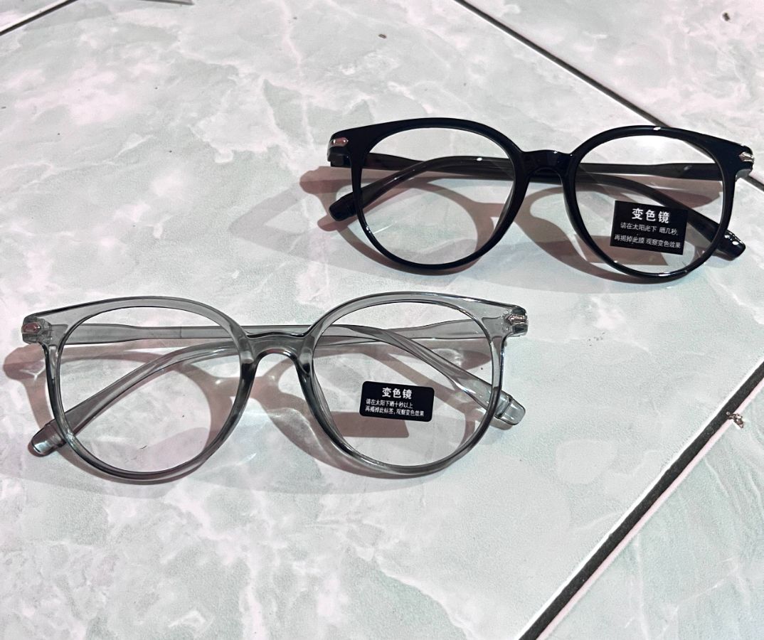 Kacamata photocromic bulat(ready)