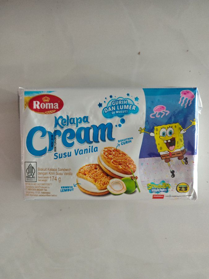 Roma Kelapa Cream Vanilla