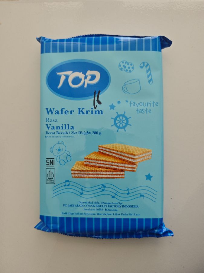 Top Wafer Krim Vanilla